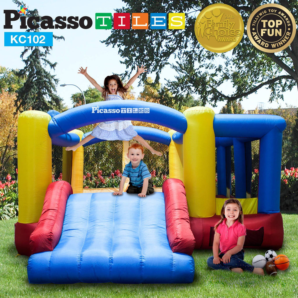 Inflatable Bouncer Jumping House with Slide H27082