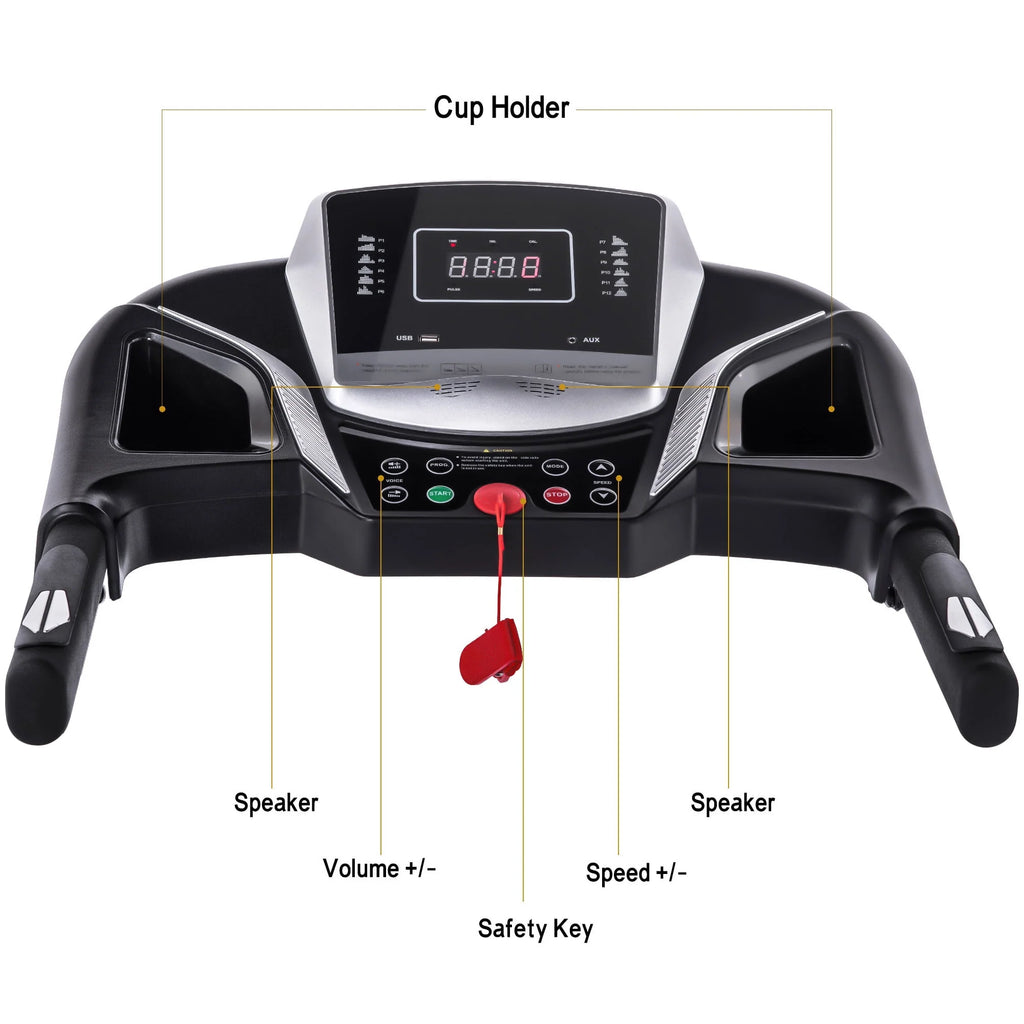 2.5HP Folding Treadmill with Incline L616