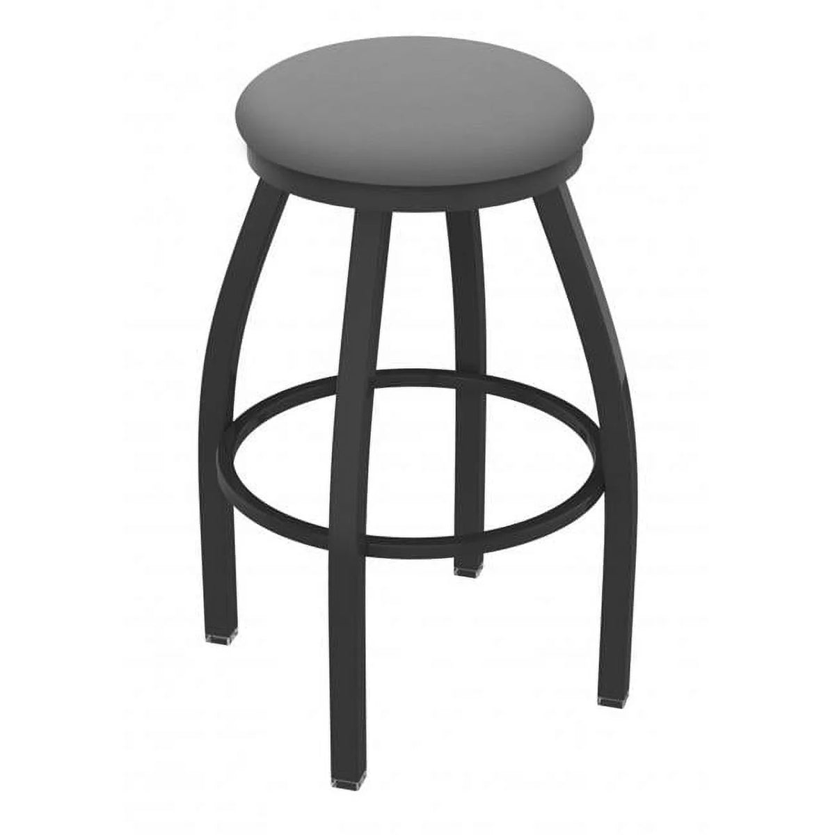 30 in. Swivel Bar Stool with Grey Seat N981