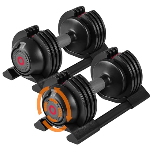 Adjustable Dumbbells with Anti-Slip Metal Handle T79662