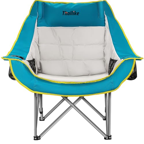 Oversized Heavy Duty Folding Camping Chair with Cup Holders and Carry Bag Z8306