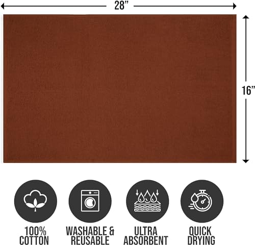 100% Cotton White Hand Towels 16x27 Inches M333