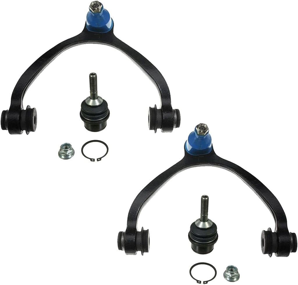 Front Upper Control Arms and Lower Ball Joints 4pc Set J8235
