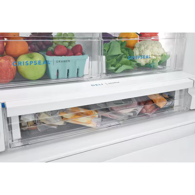 27.8 Cu. Ft. French Door Refrigerator in White B17574