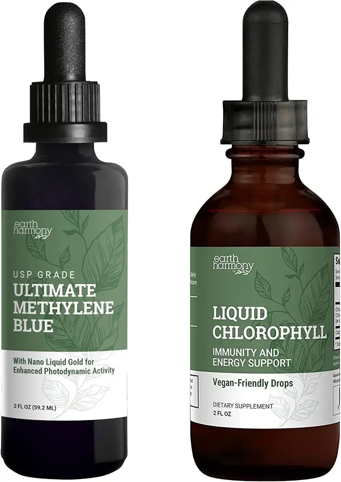 Organic Chlorophyll & Methylene Blue 2 Fl Oz C67183
