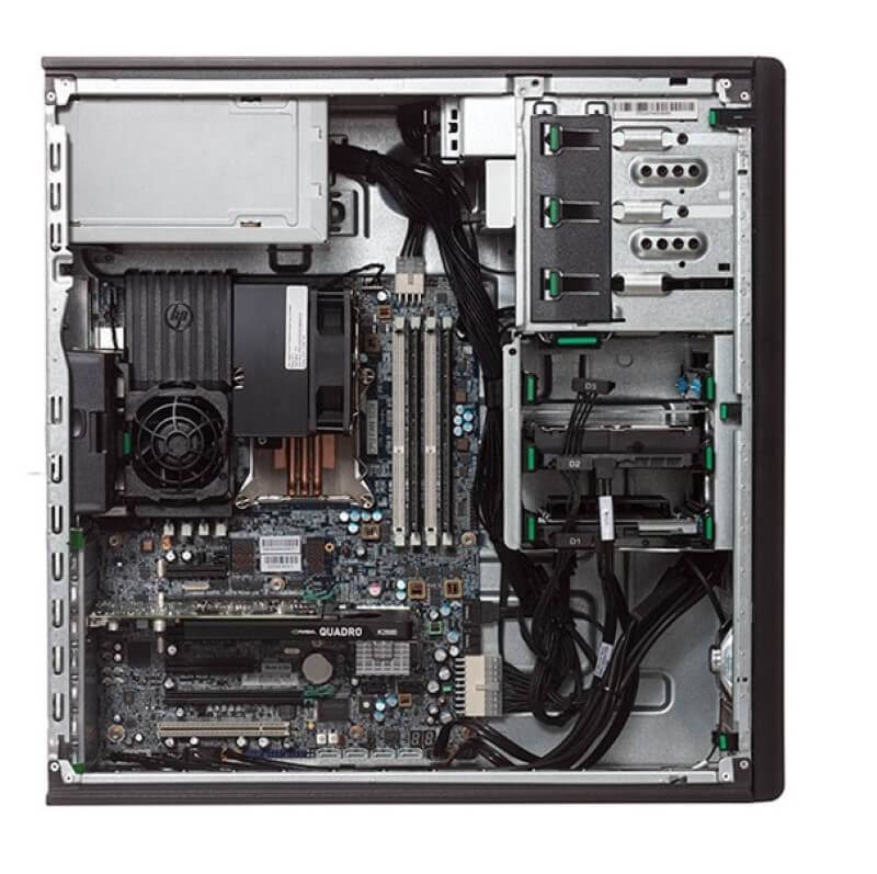 HP Z420 Workstation E5-1607 Quad Core 3Ghz 8GB 512gb SSD Dual DVI Win 10 Y699