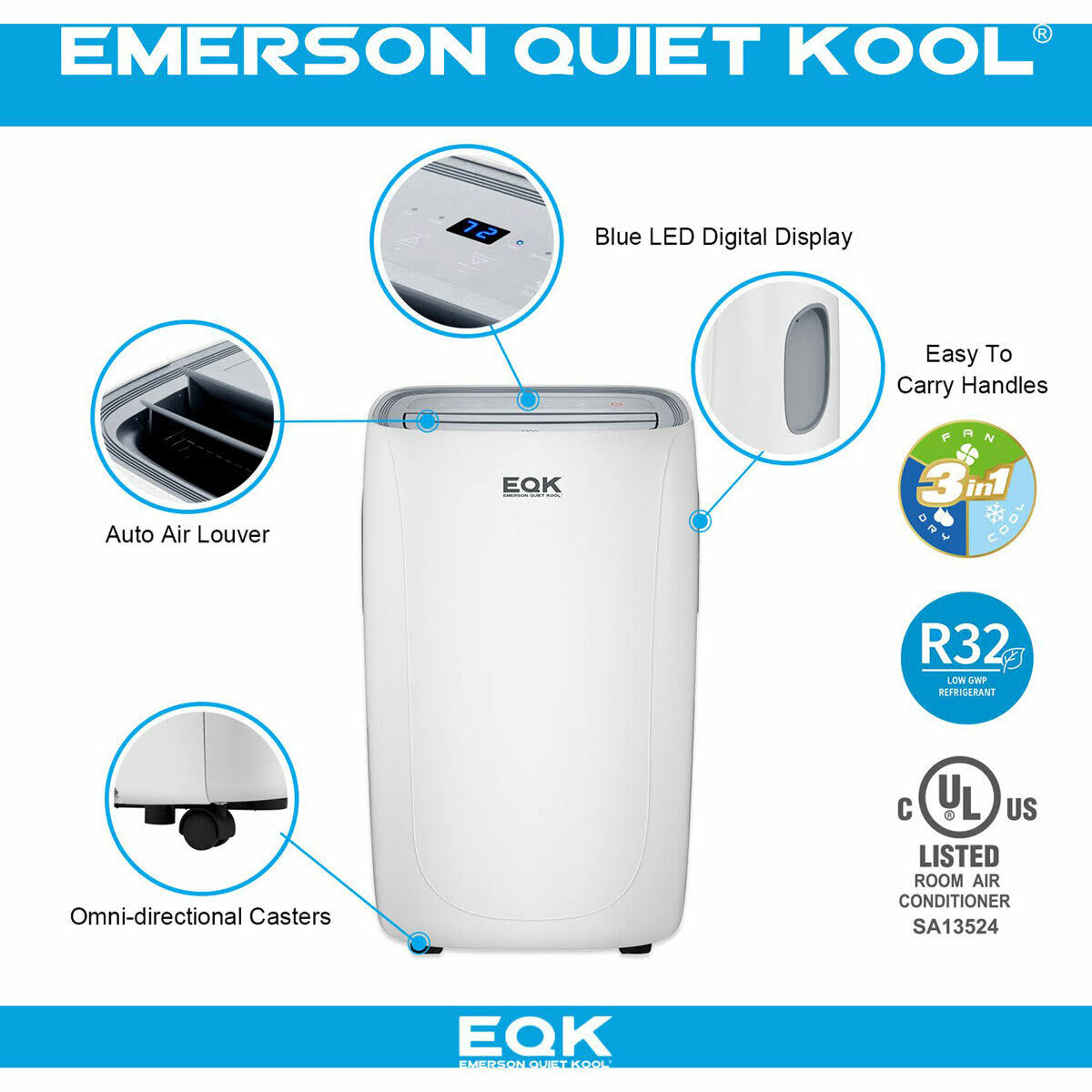 Smart Portable Air Conditioner with Remote O54454