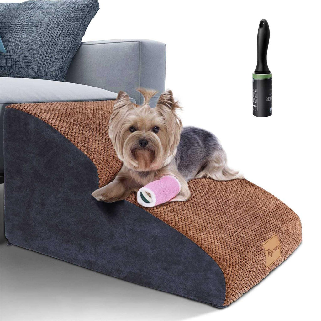 High Density Foam Dog Ramp & Steps 2 Tiers Non-Slip Q70088