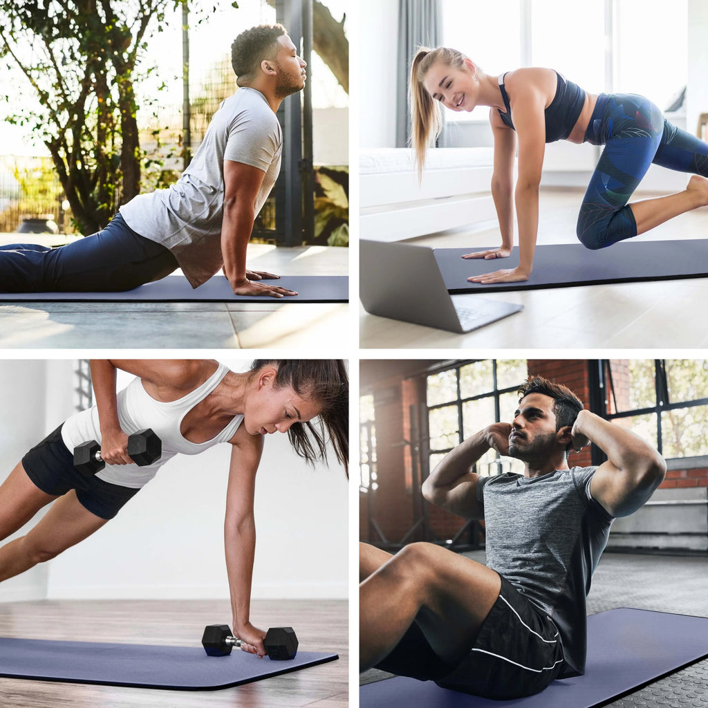 Black Yoga Fitness Mat T920797