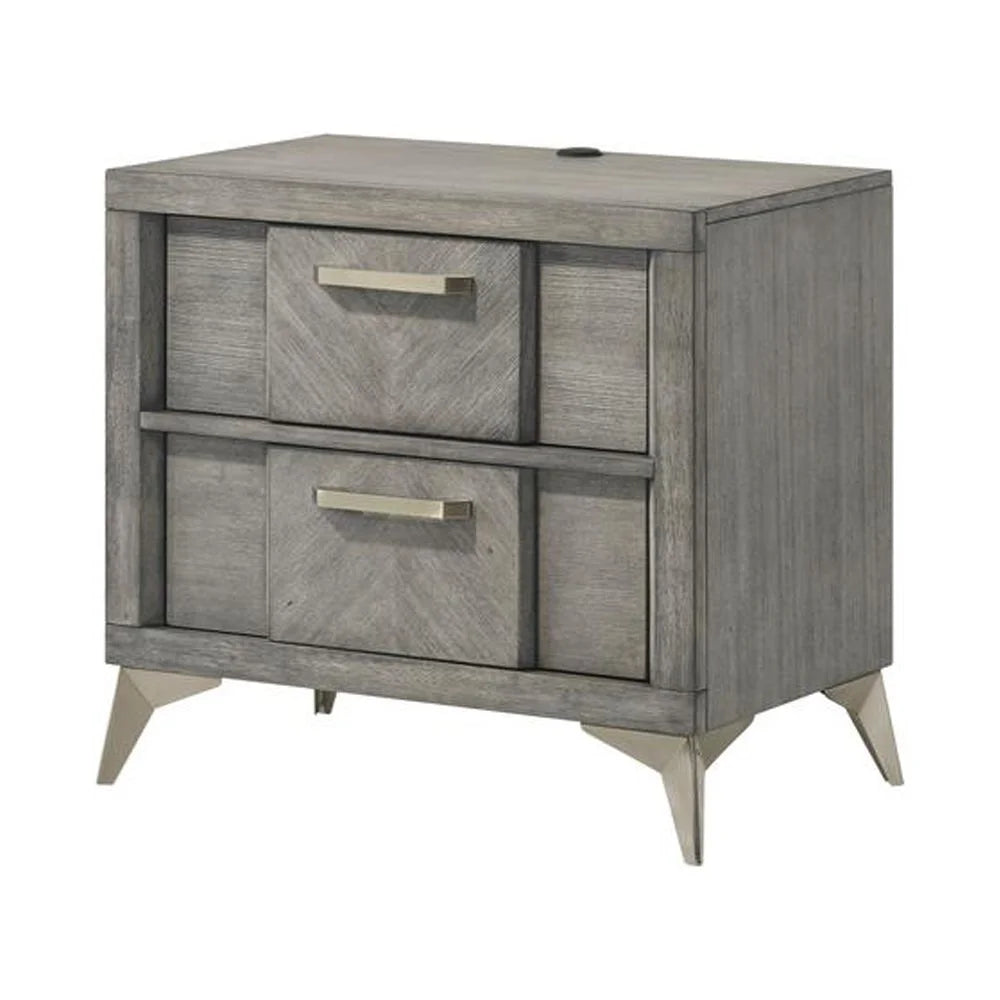 2 Drawer Nightstand H907