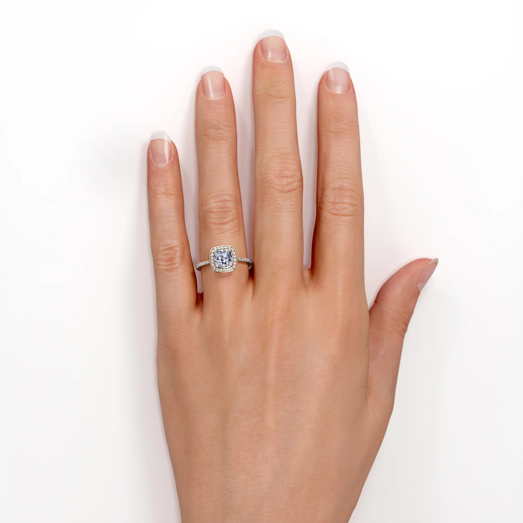 Pave Engagement Ring Q7383