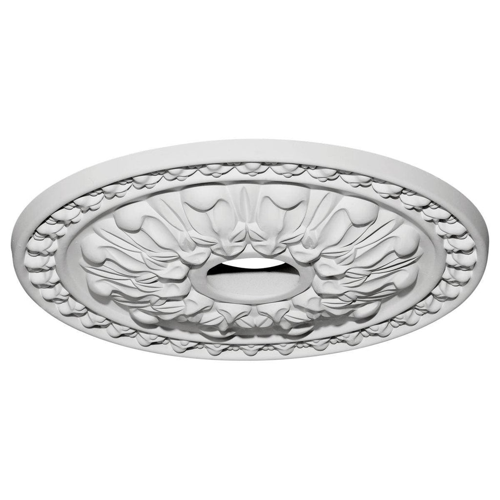18x22OD x 3 1/2x22ID x 1 3/8x22P Hand-Painted Flash Copper Ceiling Medallion U24890