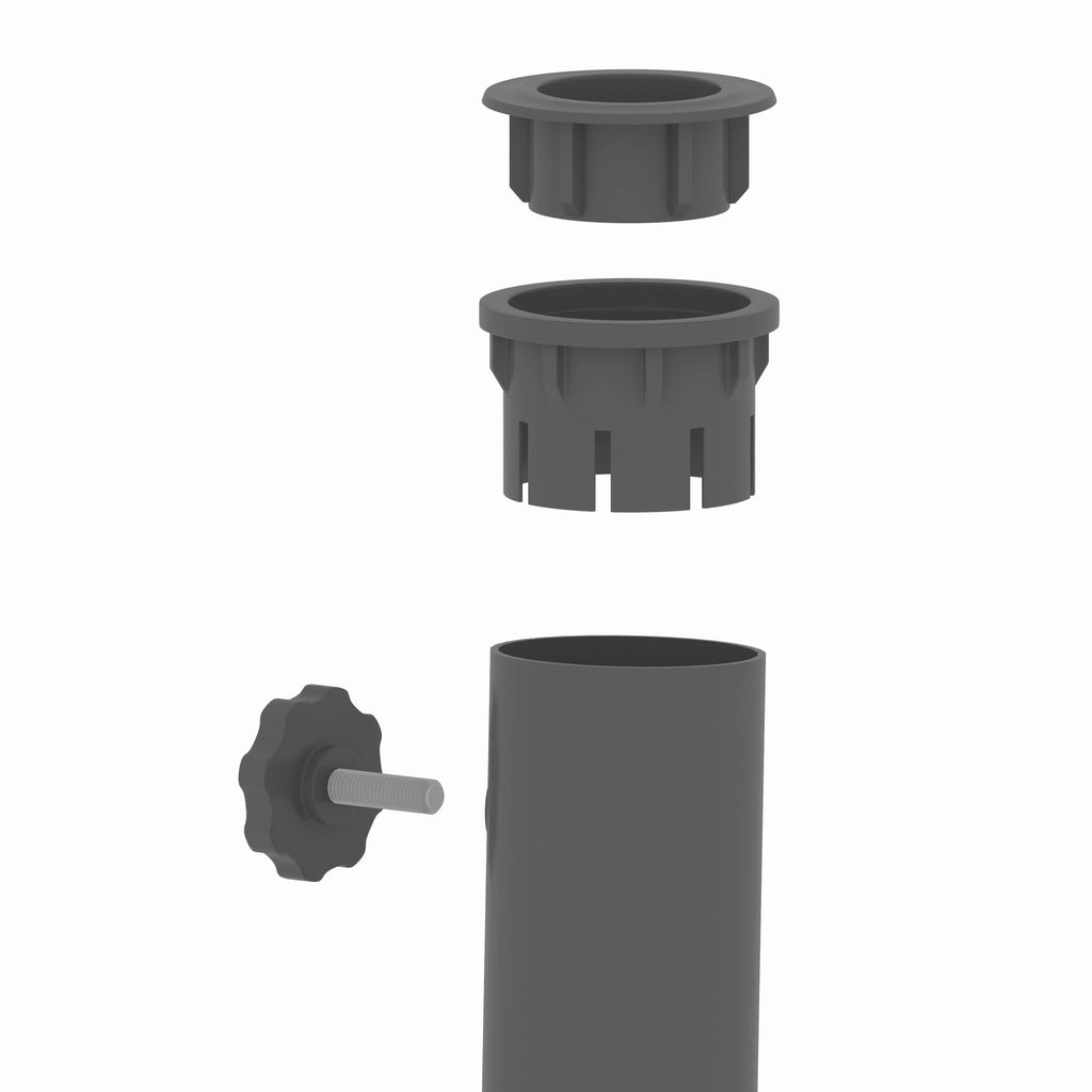 Black Round Powder Coated Resin Patio Umbrella Base Y406