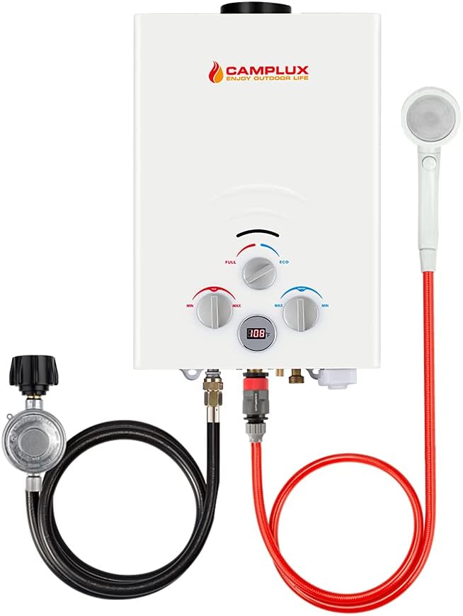 2.64 GPM Propane Portable Tankless Water Heater with Digital Display Q8298