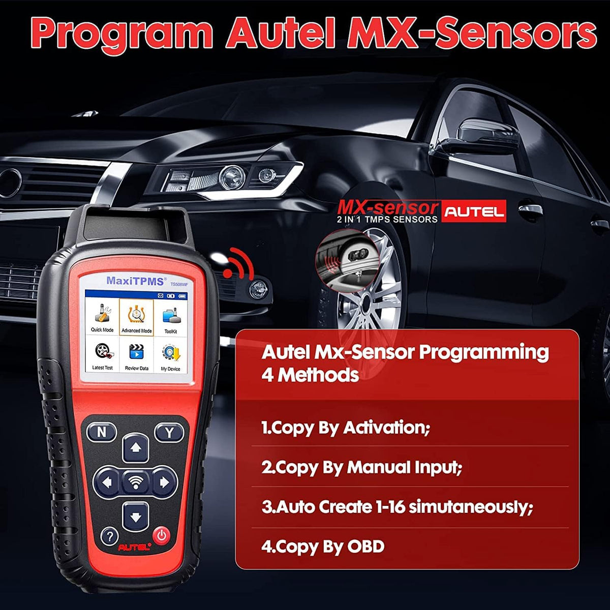 TPMS Relearn Tool, Wi-Fi Version, TPMS Programming Tool X914488