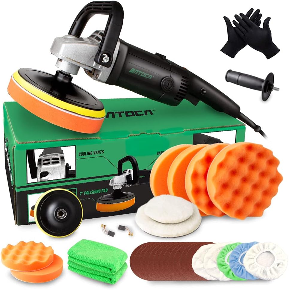7 Inch 1200W Variable Speed Rotary Car Polisher U443