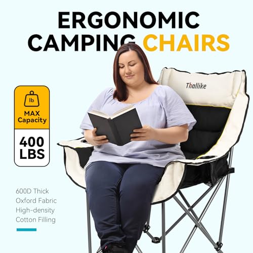 Oversized Heavy Duty Folding Camping Chair with Cup Holders and Carry Bag Z8306