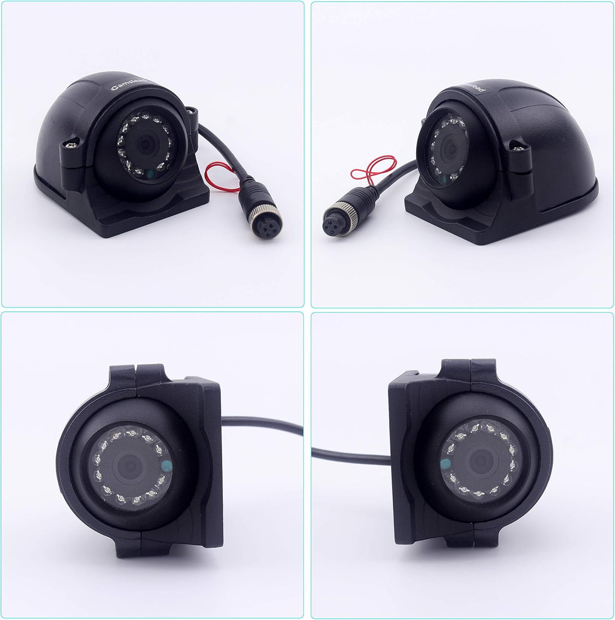 9 inch 4 x Heavy Camera Backup Camera Monitor Kit with Quad Split Screen G580275