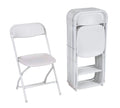 White 8 Pack Folding Chair U901