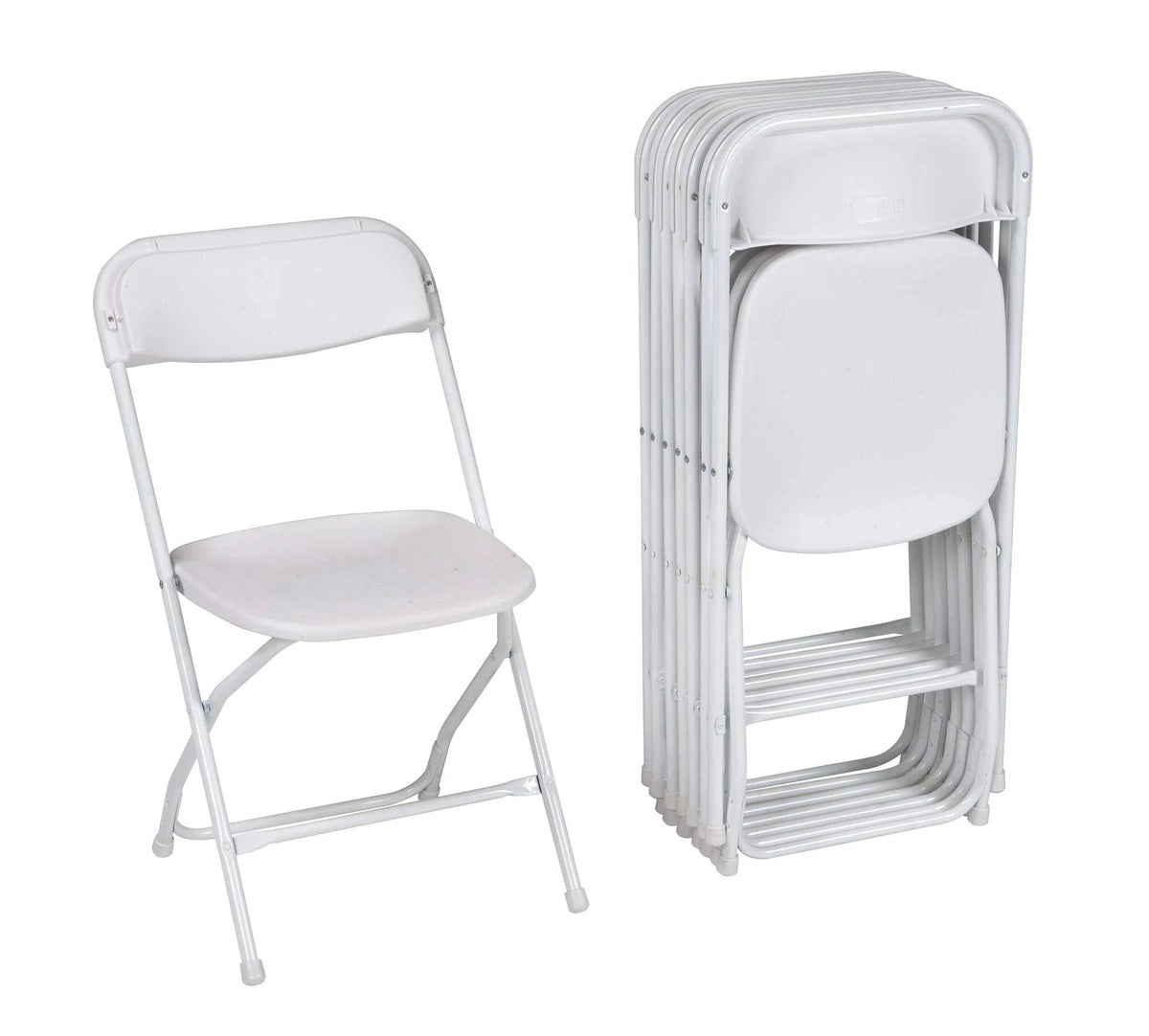 White 8 Pack Folding Chair U901