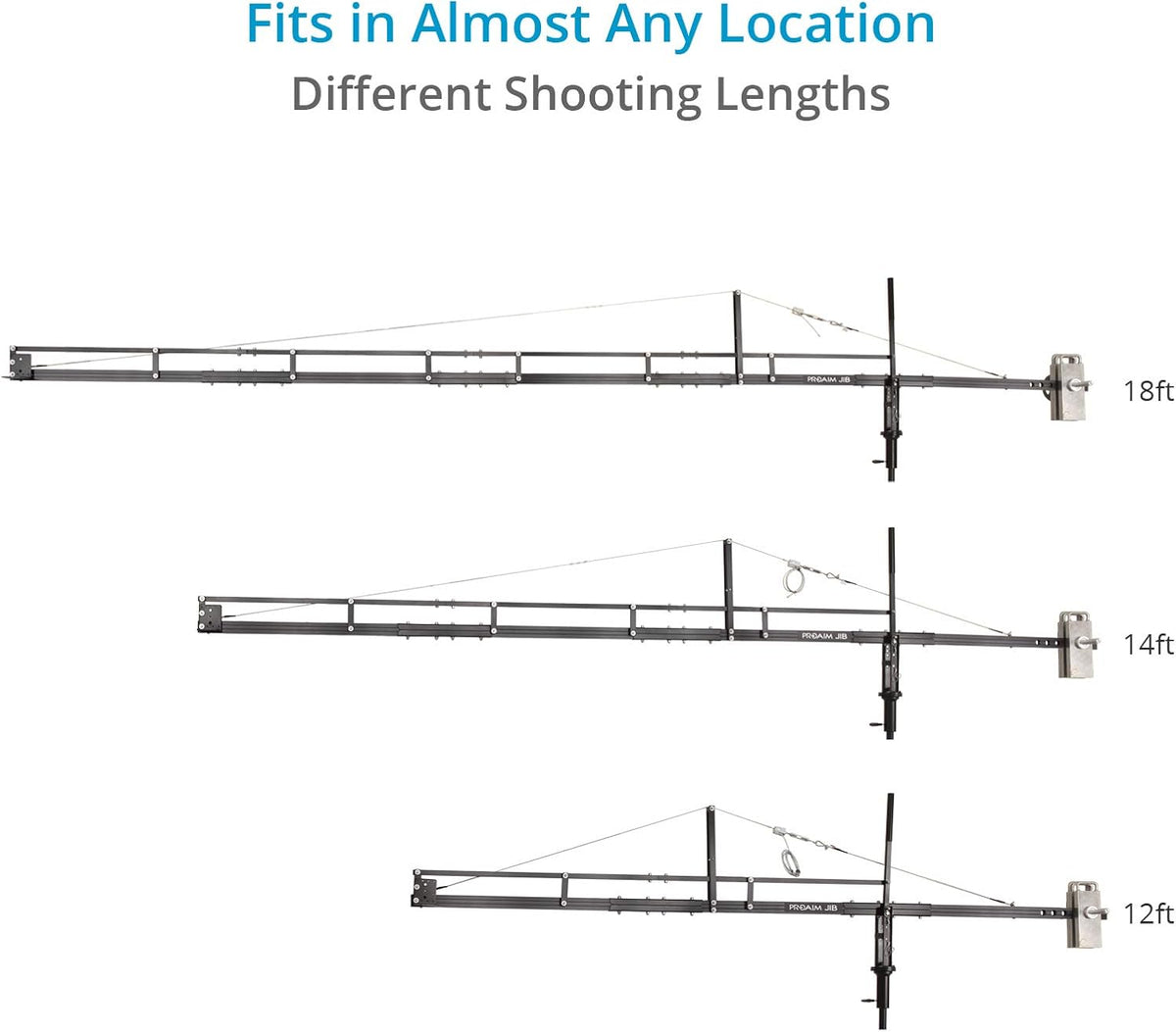 18ft Professional Camera Film Crane Jib Q30003