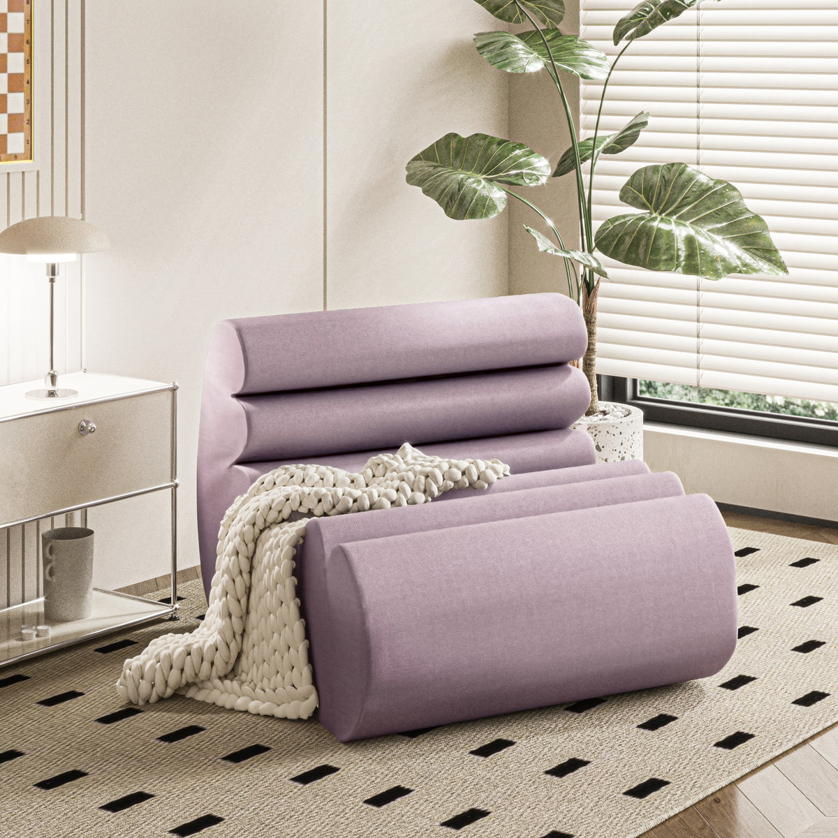 Bean Bag Chair with High-Density Foam Filling W37364