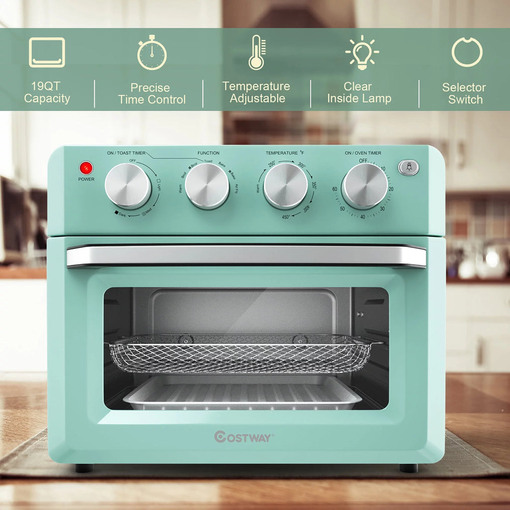 19 QT Air Fryer Toaster Oven with 5 Accessories X895918