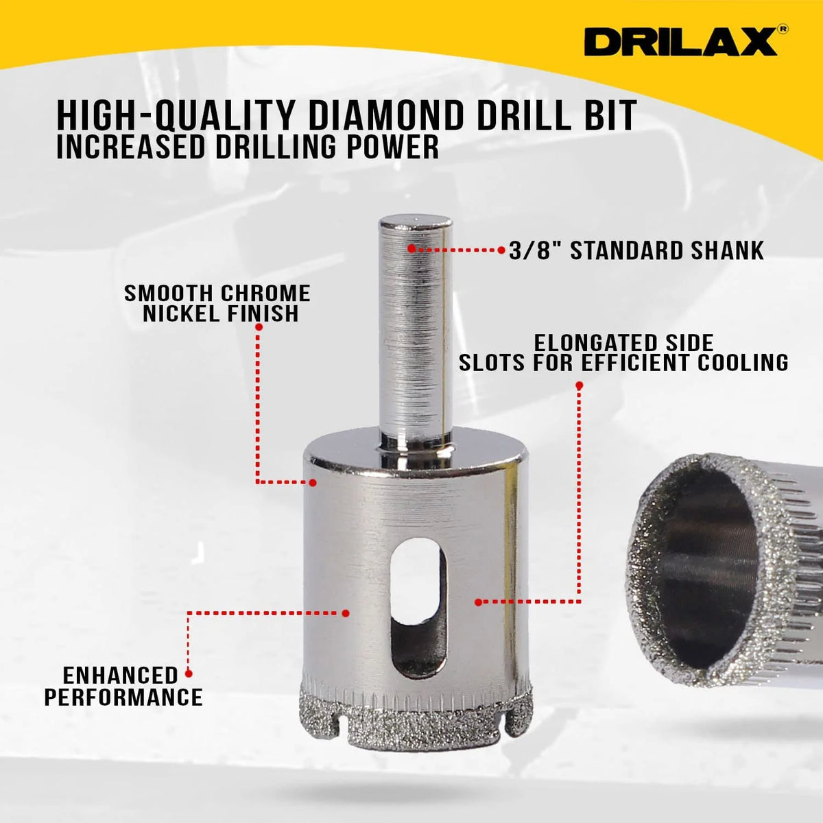 Diamond Drill Bit 10 Pieces Set O63864