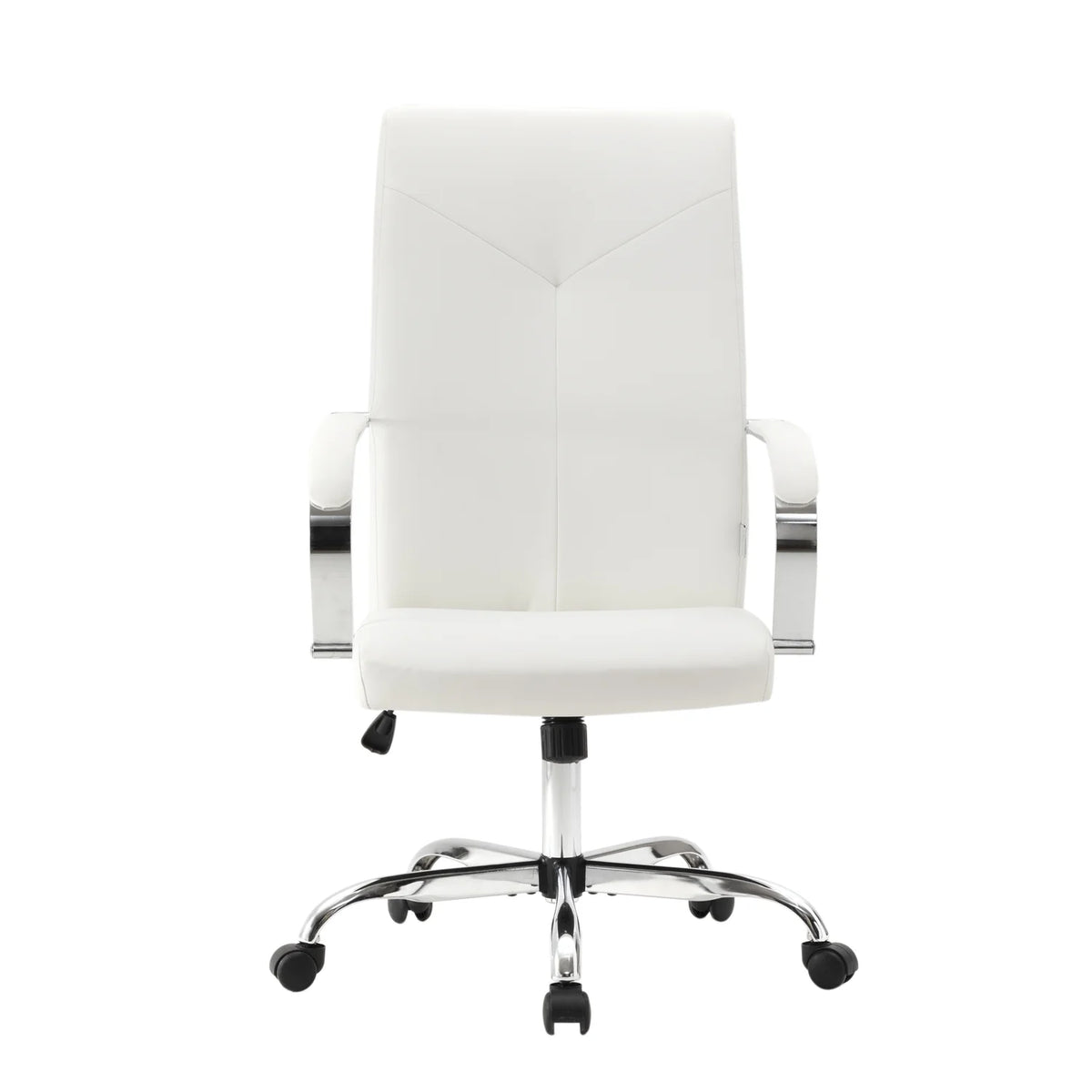 Adjustable Height Leather High-Back Office Chair with Tilt & 360 Degree Swivel T77178