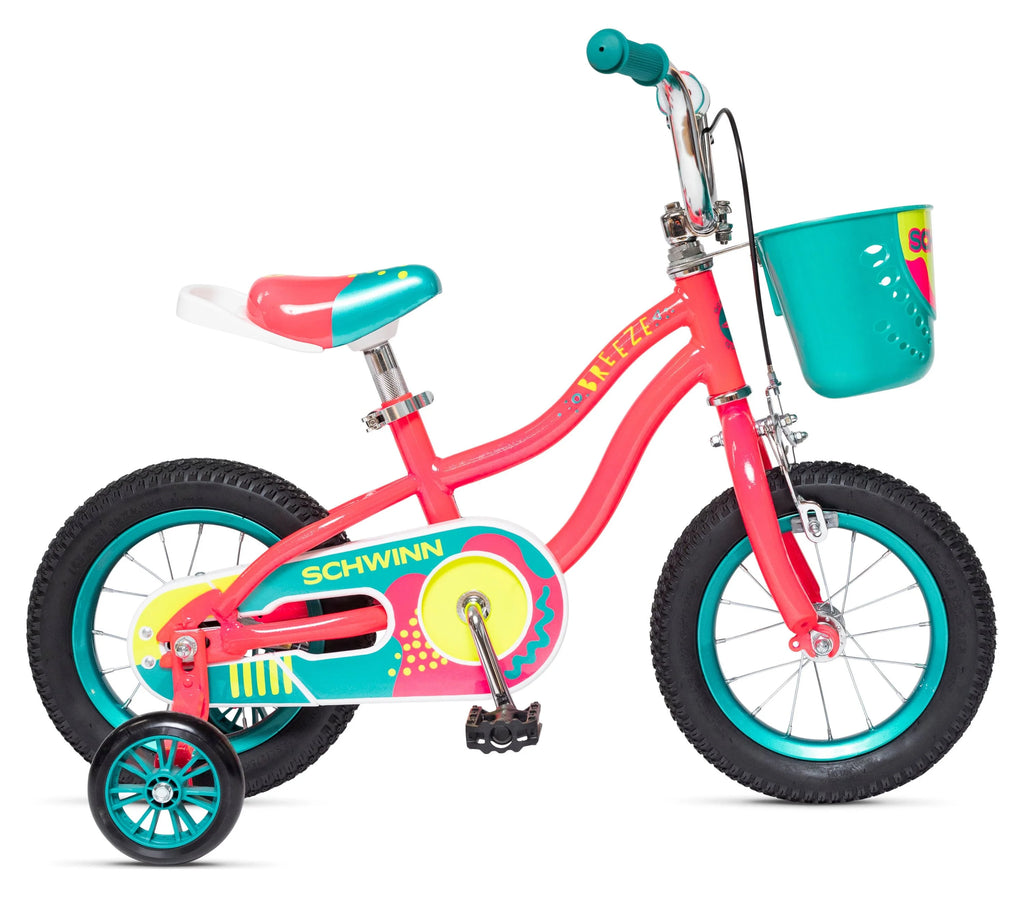 Teal 12 Kids Bike with Basket C480457