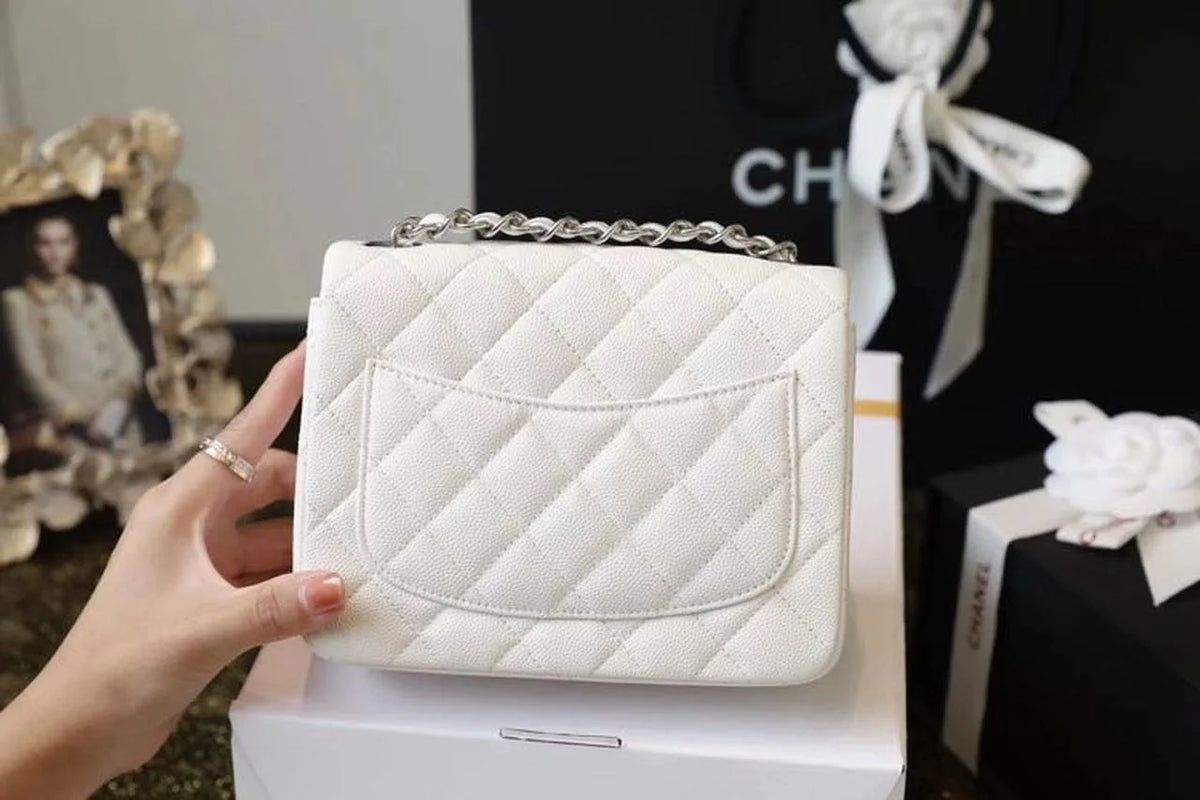 White Mini Flap Bag Q415494