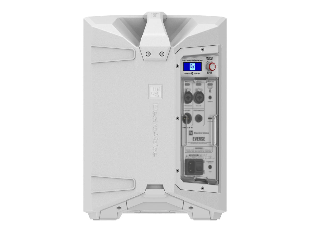 White 8" 2-Way Battery Powered Loudspeaker with Bluetooth X871