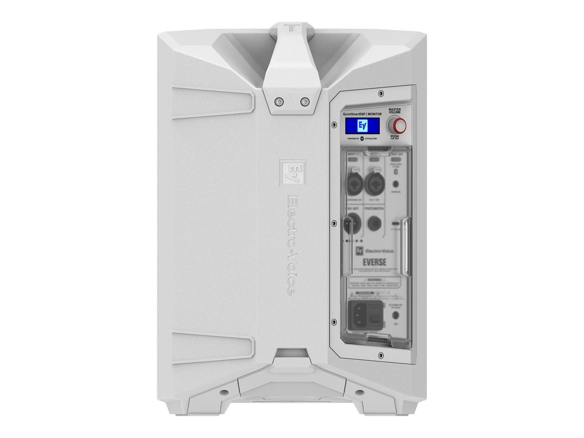 White 8" 2-Way Battery Powered Loudspeaker with Bluetooth X871