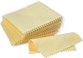 100pcs Jewelry Cleaning Cloth Silver Polishing Cloth Yellow 3.15" x 3.15" H280