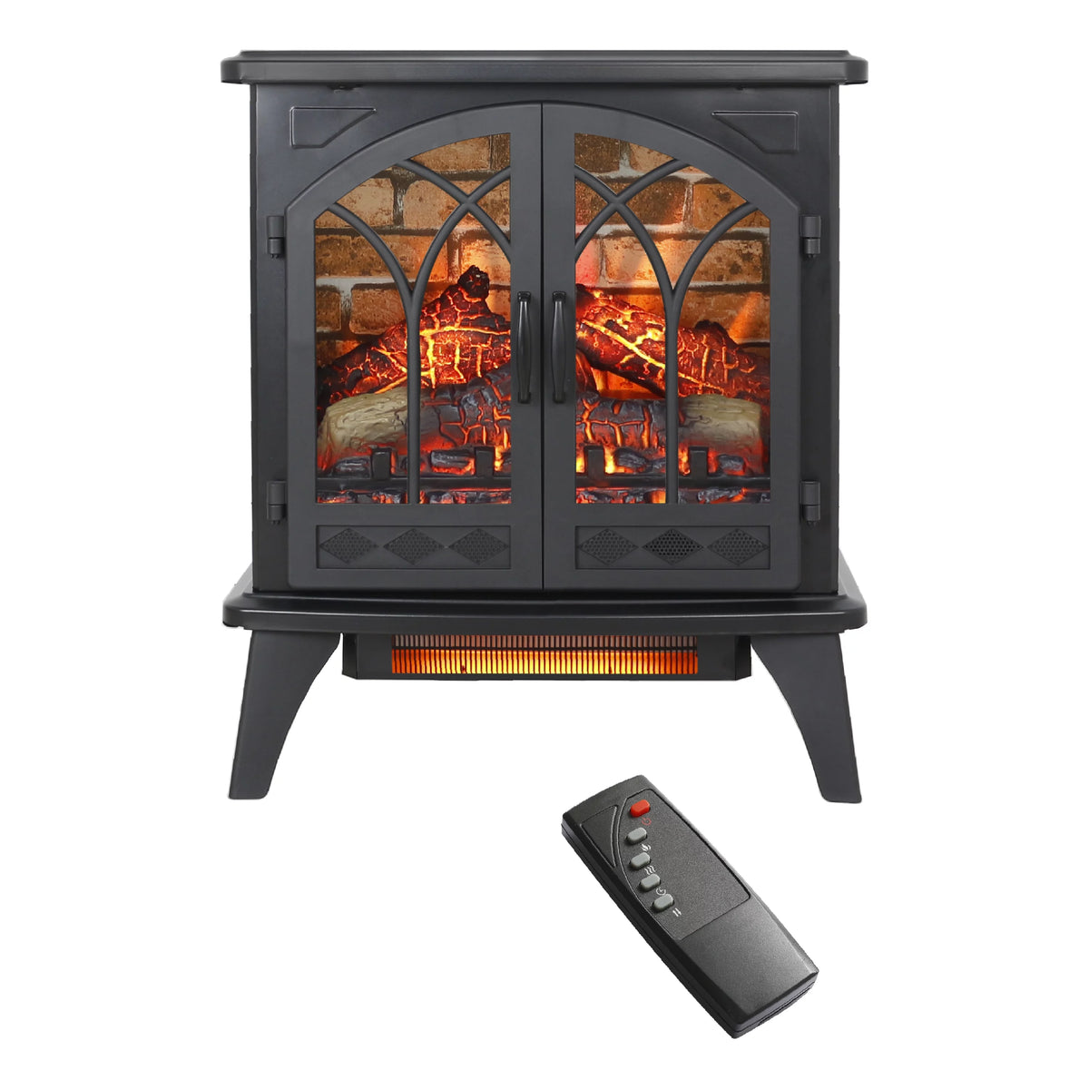 24 Inch 3D Infrared Electric Stove with Remote Control L943