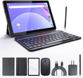 Black 10.1 Inch Android Tablet with Keyboard N35035