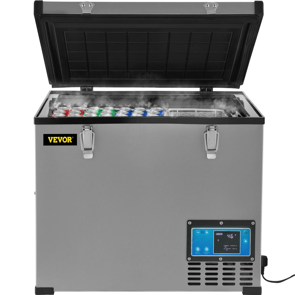 48 Qt 12v Portable Freezer with Single Zone Electric Compressor Cooler T3436