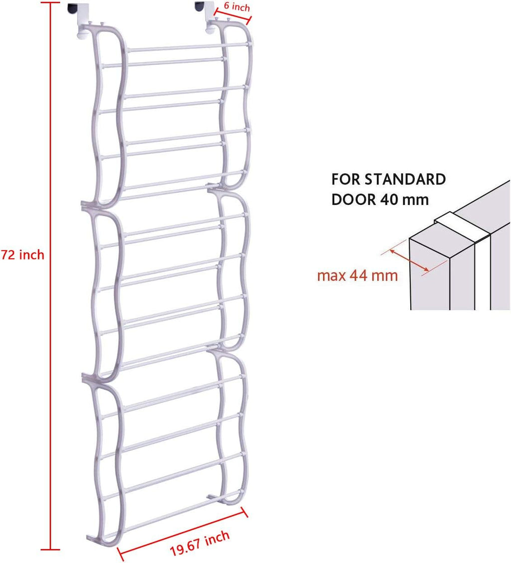 36 Pair Hanging Shoe Organizer with Hooks I1149