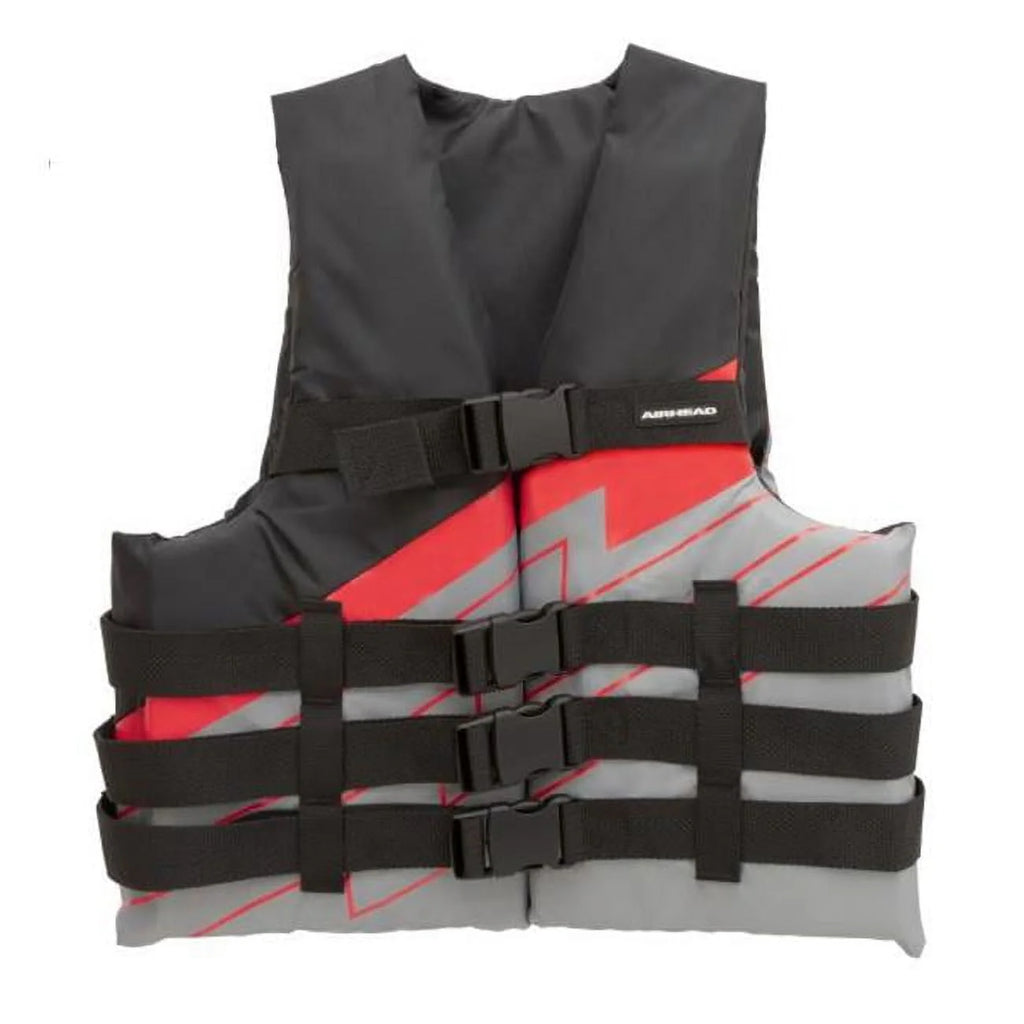 Adult S/M Life Jacket Gray/Red I5351