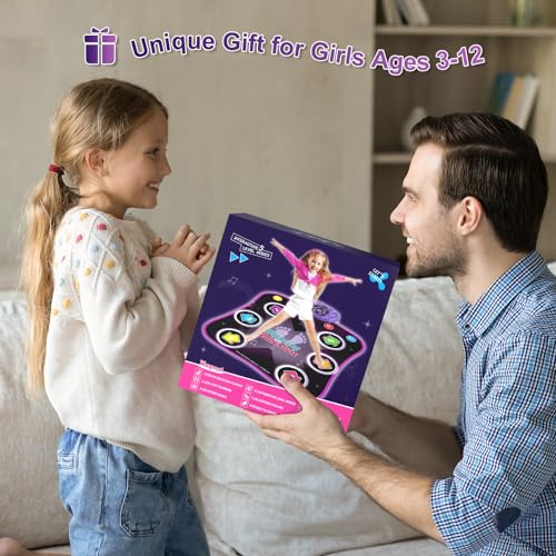 Electronic Dance Mat with Light-up 6-Button Wireless Bluetooth S453732