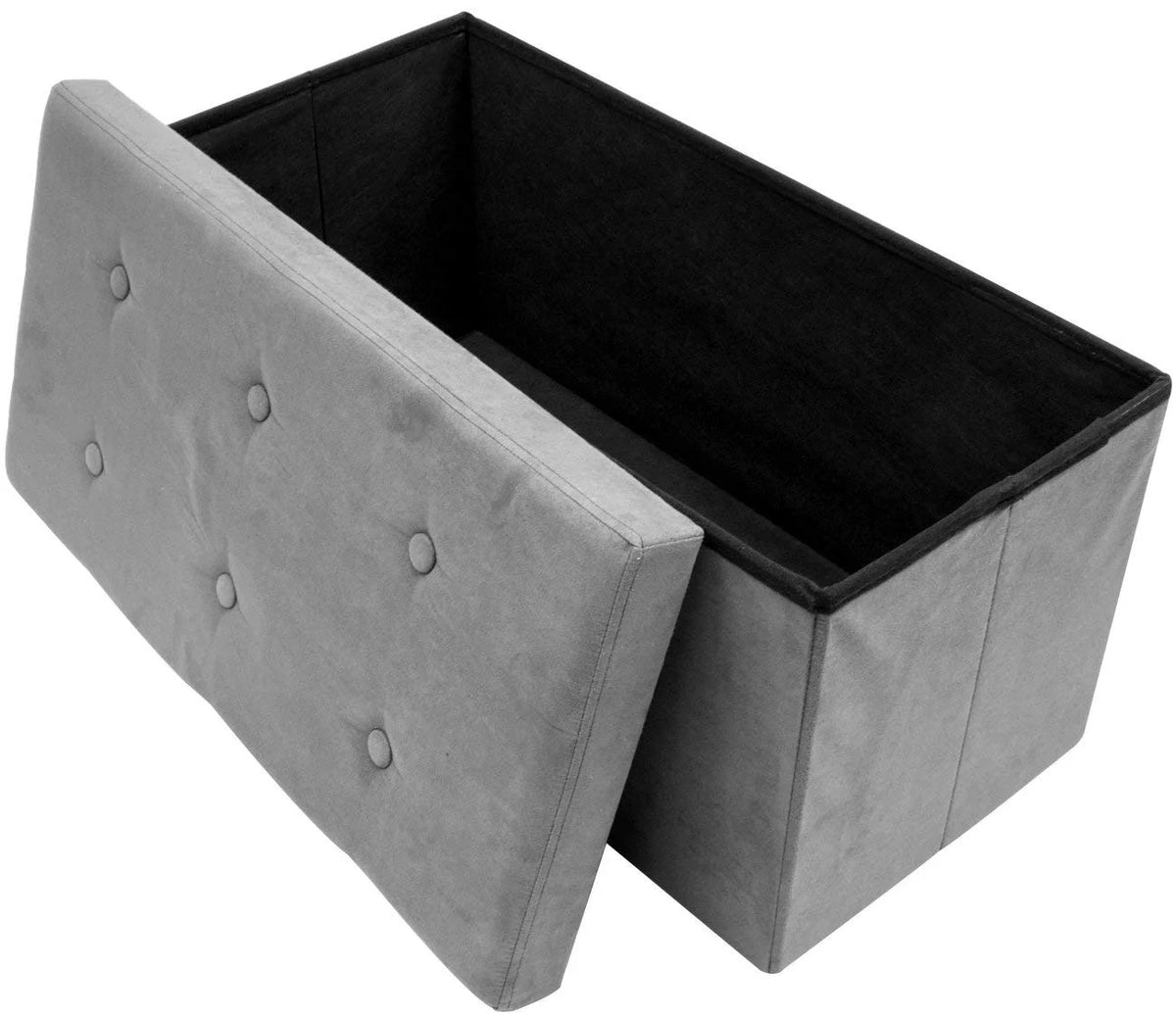 Collapsible Folding Storage Bench Ottoman with Cover D14732