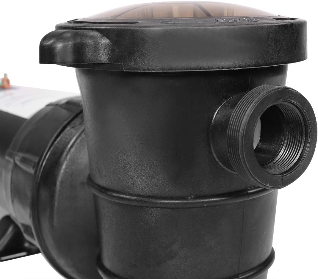 Black Above Ground Pool Pump 1.5HP Single Speed J7959