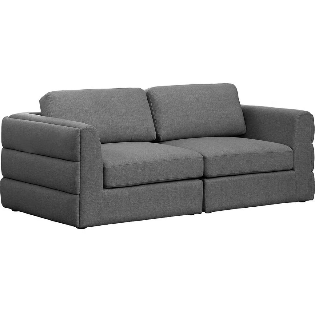 Grey Linen Modular Sofa J521