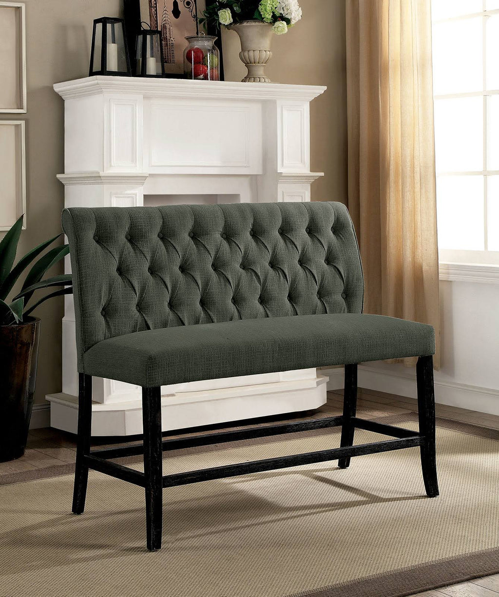 Gray Counter Height Bench M43768