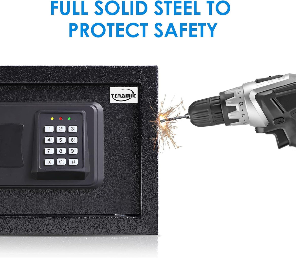 0.44 Cubic Feet Electronic Digital Security Box M94815