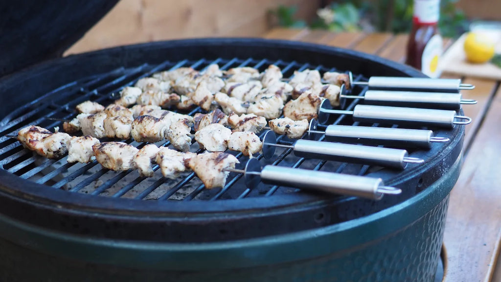 16" Stainless Steel BBQ Skewers 24-Pack W7146