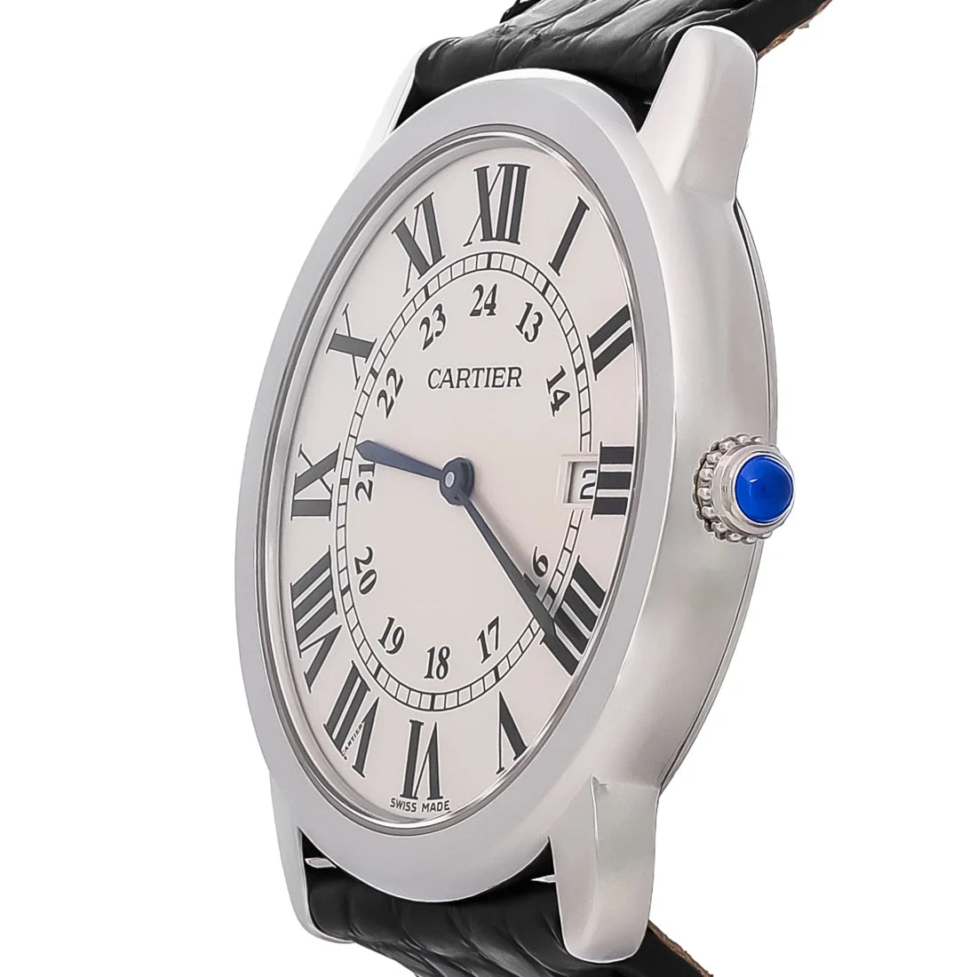 Large Silver Dial Quartz Watch C6364