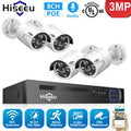 8CH 3MP PoE Security IP Camera System NVR Kit B789433