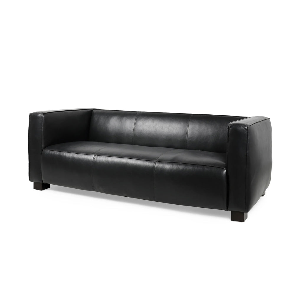 Faux Leather 3 Seater Sofa B49333
