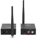 Wireless Transmitter Receiver Audio, 2.4GHz Long Range Audio Transmitter and Receiver Low Delay, RCA Out/in 320ft G86595